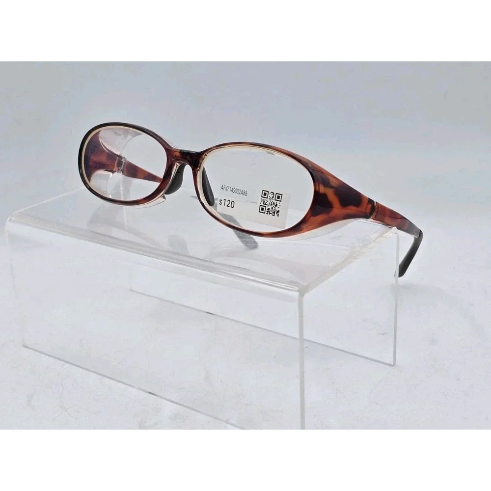 Jins Thick Tortoise Eyeglass Frames 54 - 16-122 - 31 AFKF14S0002A86 - SITS ASKEW
